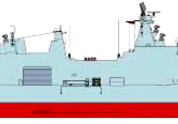Корабль HDMS Absalon L16 [Flexible Support Ship] - чертежи, габариты, рисунки